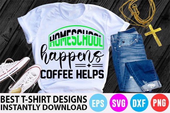Homeschool Mom T-Shirt Design, Homeschoo