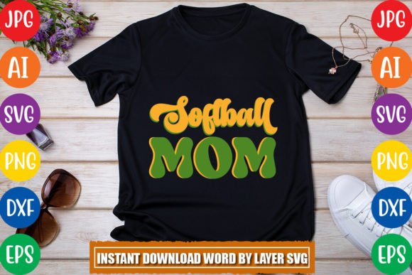 Softball Mom Retro