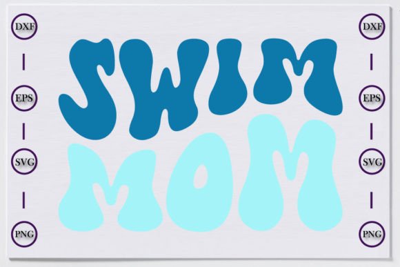 Swimming Unique Retro T-shirt Design, Sw